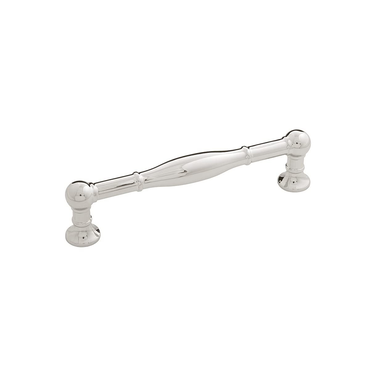 Polished Nickel Traditional Bar Handle with Mounting Hardware