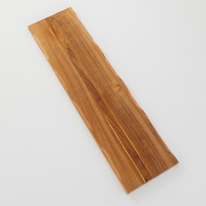 Polished Acacia Wood Rectangular Serving Board 32"