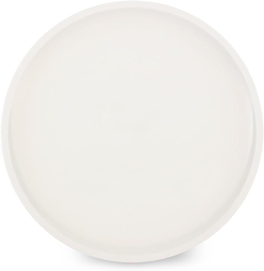 Villeroy & Boch White Porcelain Round Dinner Plates, Set of 6