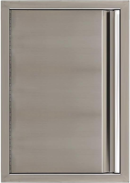 Stainless Steel Vertical Outdoor Kitchen Access Doors 17x24 Inch