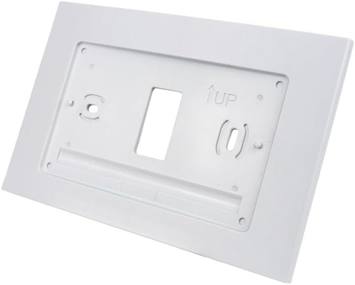 White Rectangular Wall Plate for Sensi Wi-Fi Thermostat