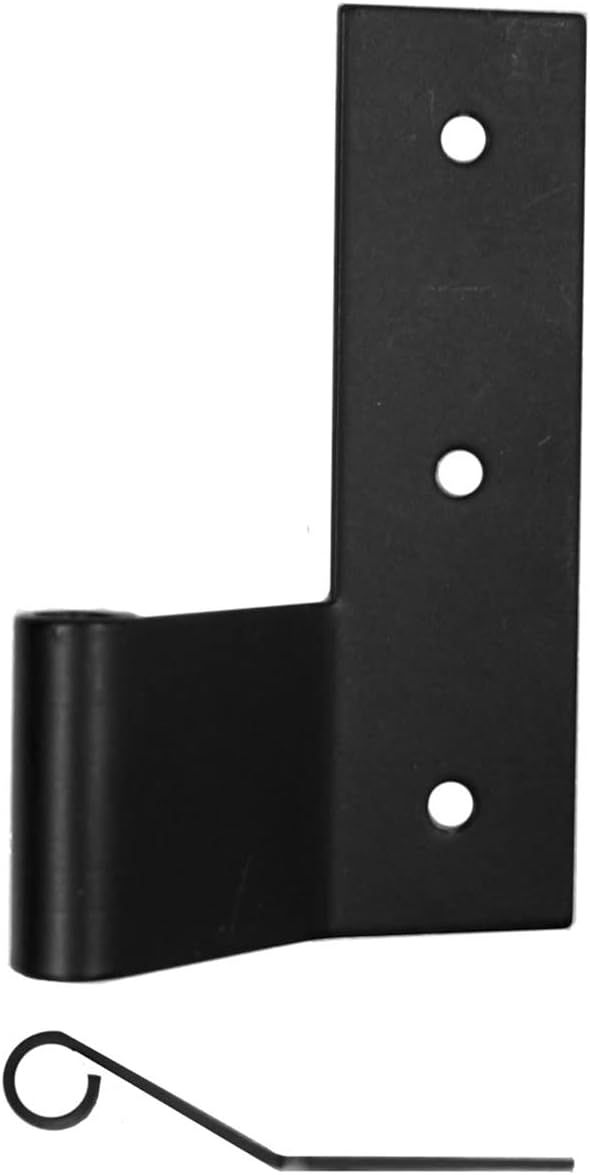 Matte Black Stainless Steel 1/2" Offset Shutter Hinges (Pair)