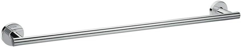 Modern Chrome 24-Inch Wall Mounted Towel Bar