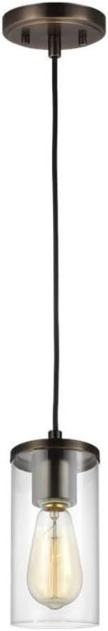 Zire Mini 4" Brushed Nickel Pendant with Clear Glass Shade