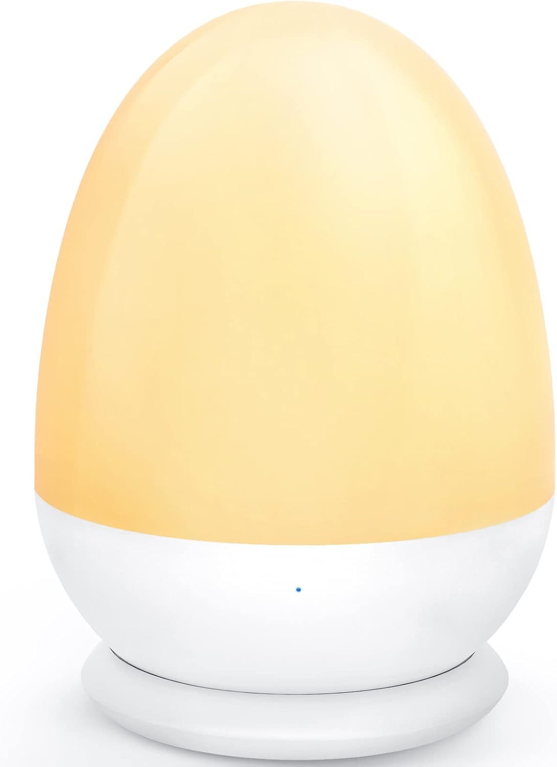 Egg-Shaped LED Night Light for Kids with Touch Control