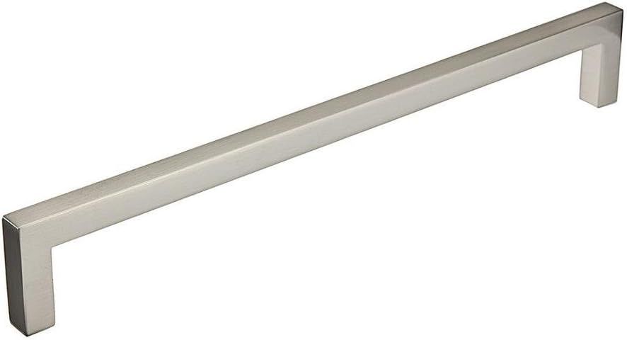 Lambton Brushed Nickel Rectangular Cabinet and Drawer Pull Handle