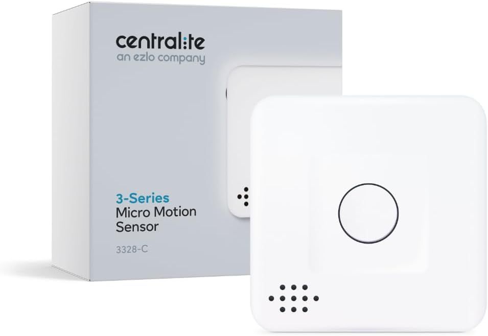 White Micro Motion Sensor for Home Automation and Security