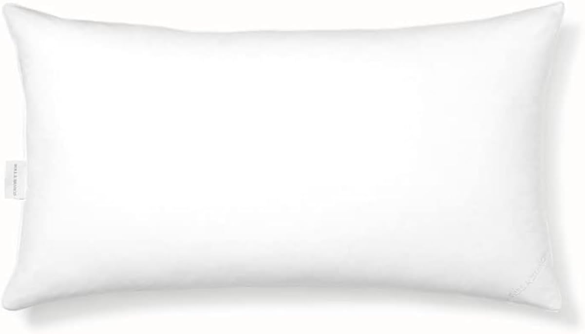 King Size White Hypoallergenic Down Alternative Bed Pillow