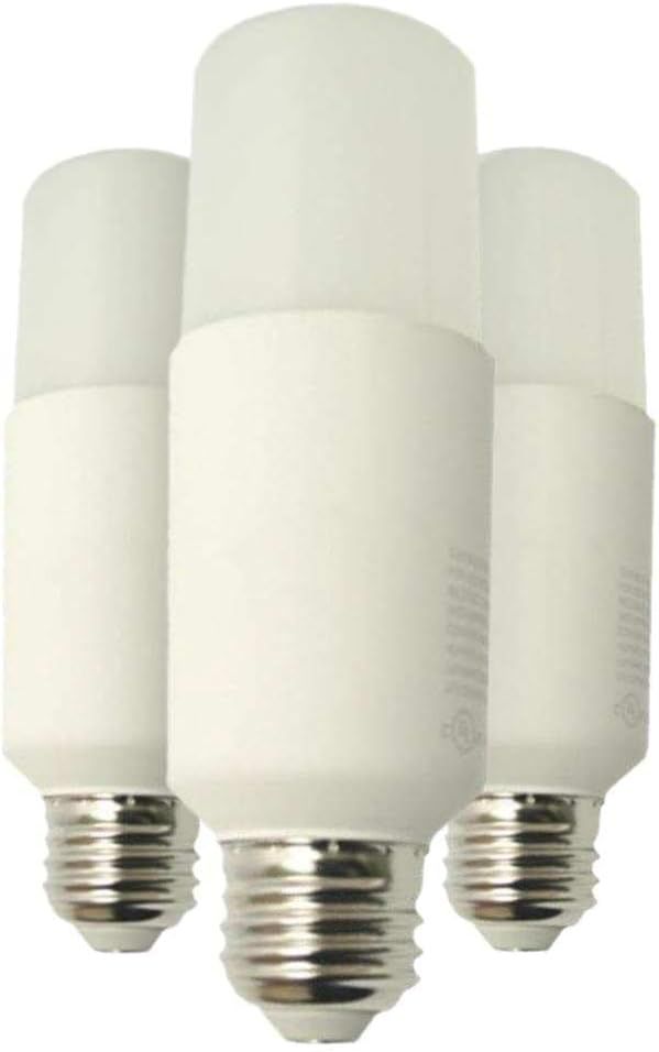 White Frosted LED A19 Medium Screw Light Bulbs