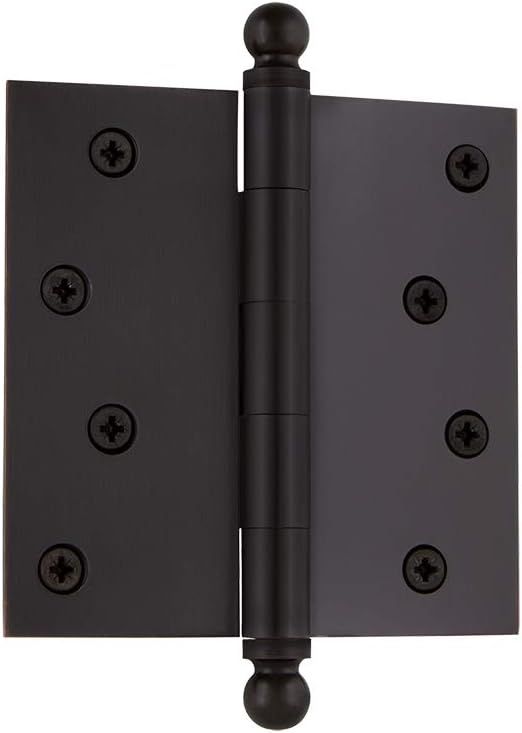 Oil-Rubbed Bronze 4-Inch Square Corner Door Hinge