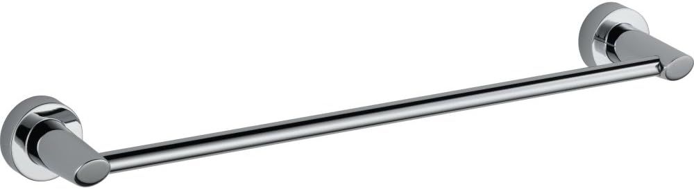 Sleek Chrome 18-Inch Wall Mounted Towel Bar