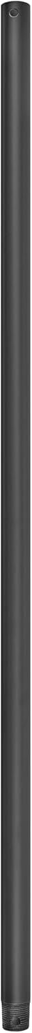 Matte Black 36-Inch Steel Ceiling Fan Downrod