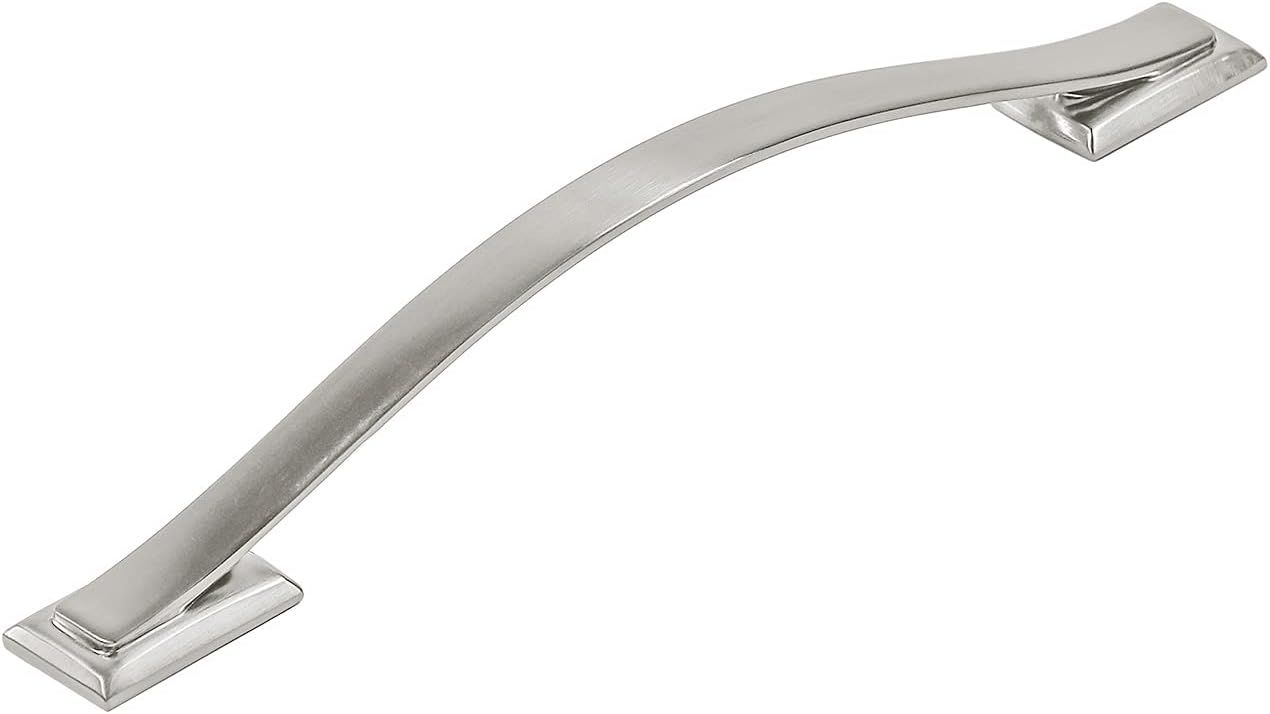 Satin Nickel 6-5/16 Inch Cabinet Bar Pulls 5-Pack