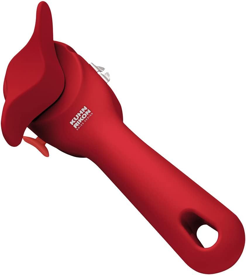 Red Safety LidLifter Can Opener with Ring-Pull