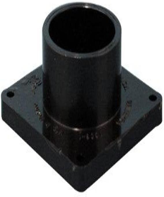 Black ABS 1-1/2" Spigot Flange Fitting