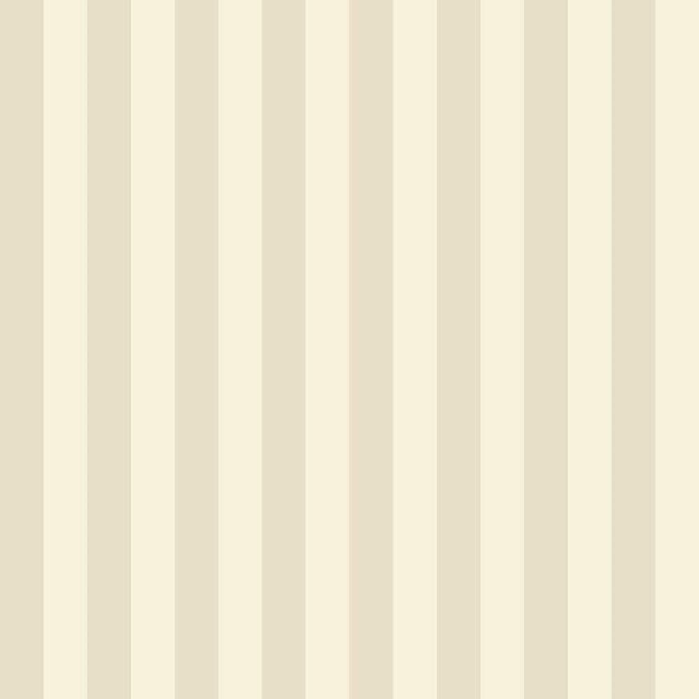 Beige and Sand Vinyl-Coated Pre-Pasted Stripe Wallpaper