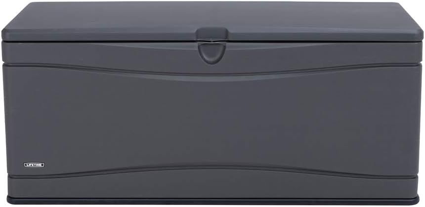 Gray Heavy Duty Lockable Plastic Deck Box, 60 in