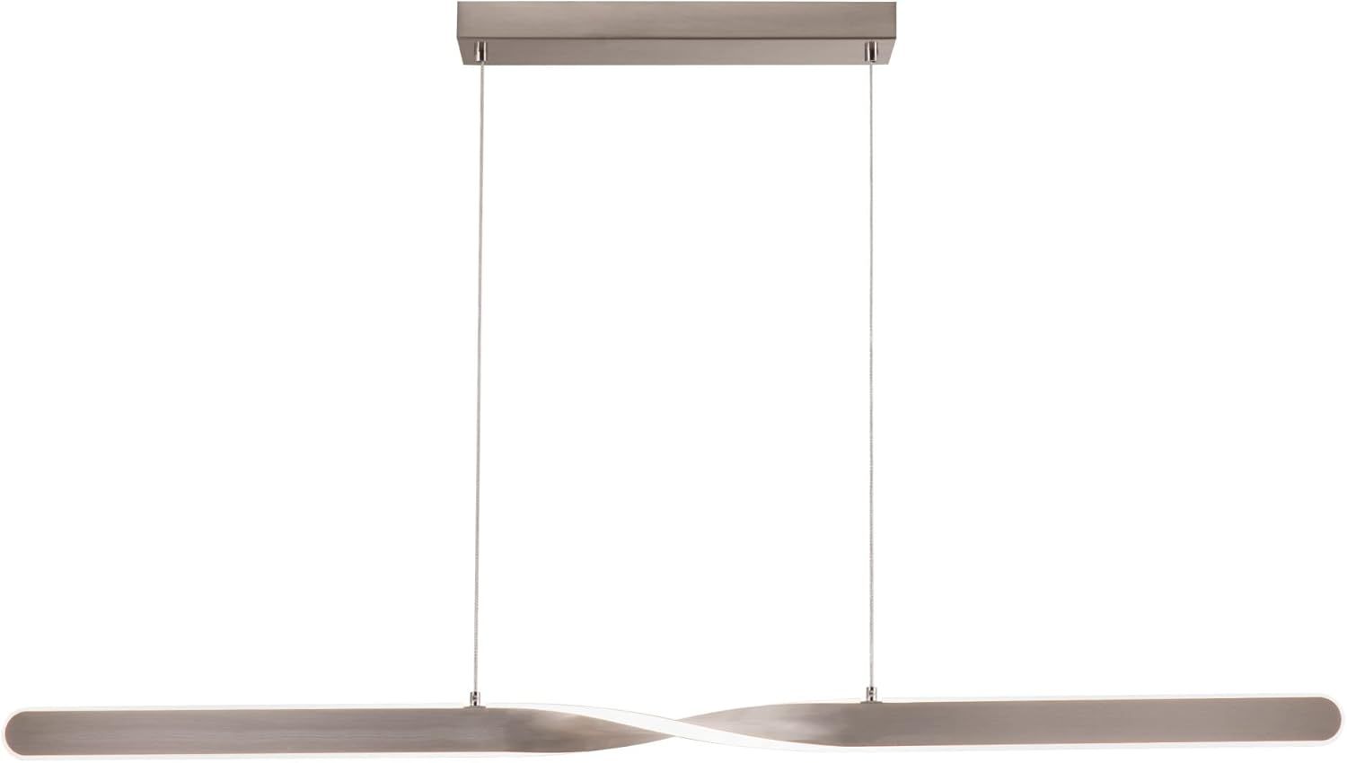 Twist 48" Satin Nickel LED Pendant Light