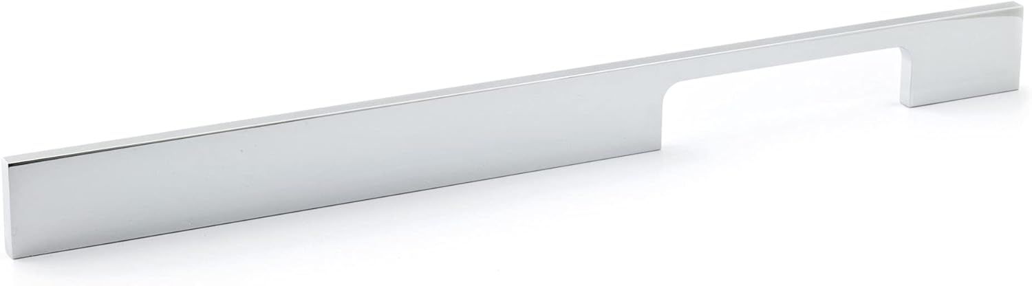 Chrome Modern Rectangular Bar Cabinet Pull Handle