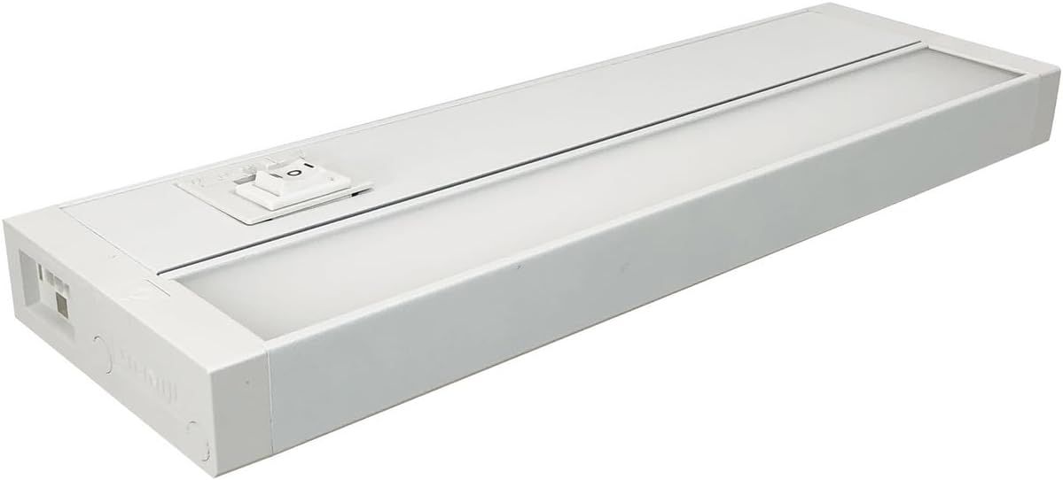 22-Inch White LED Under Cabinet Light with Adjustable Color Temperature