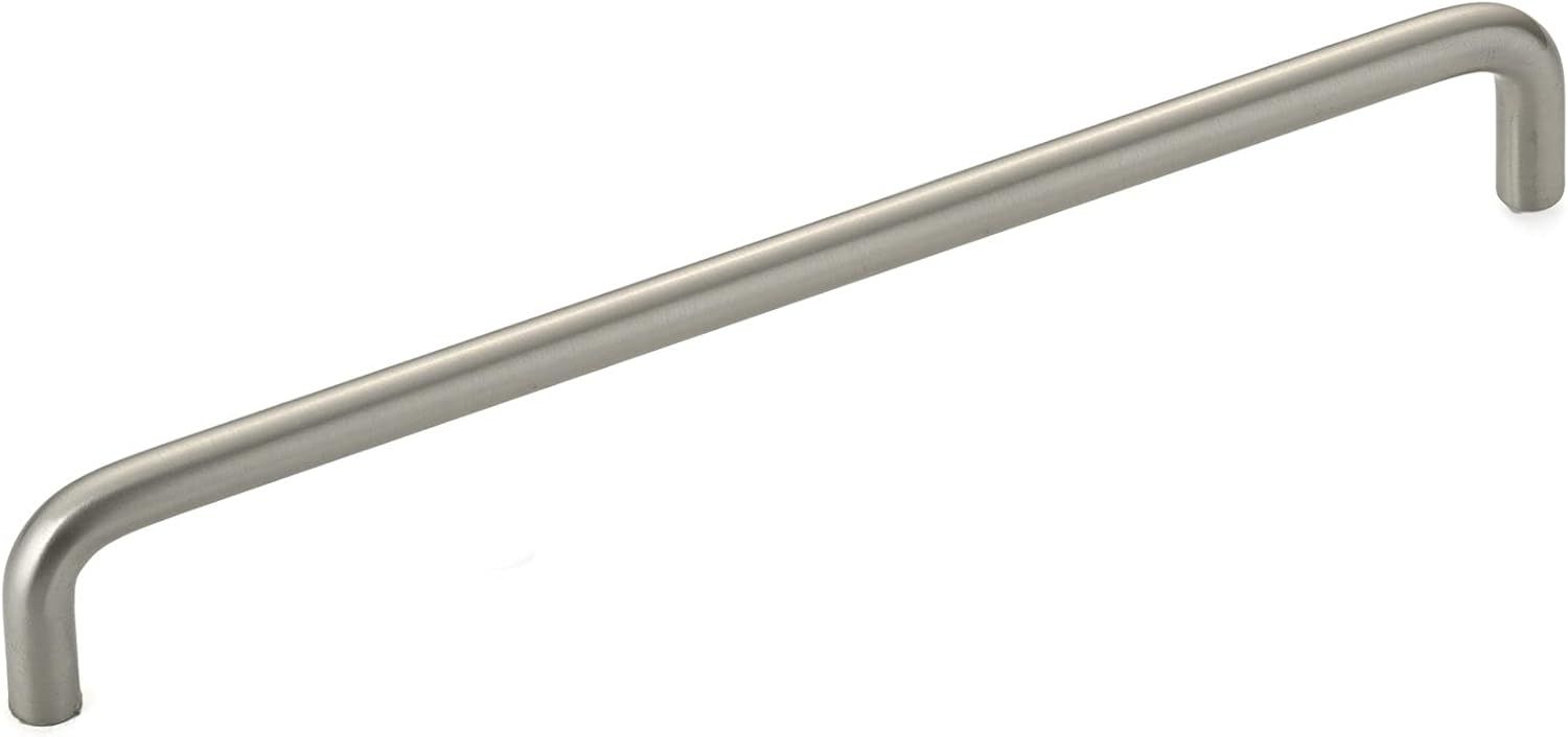 8-Inch Brushed Nickel Modern Cabinet Bar Pull