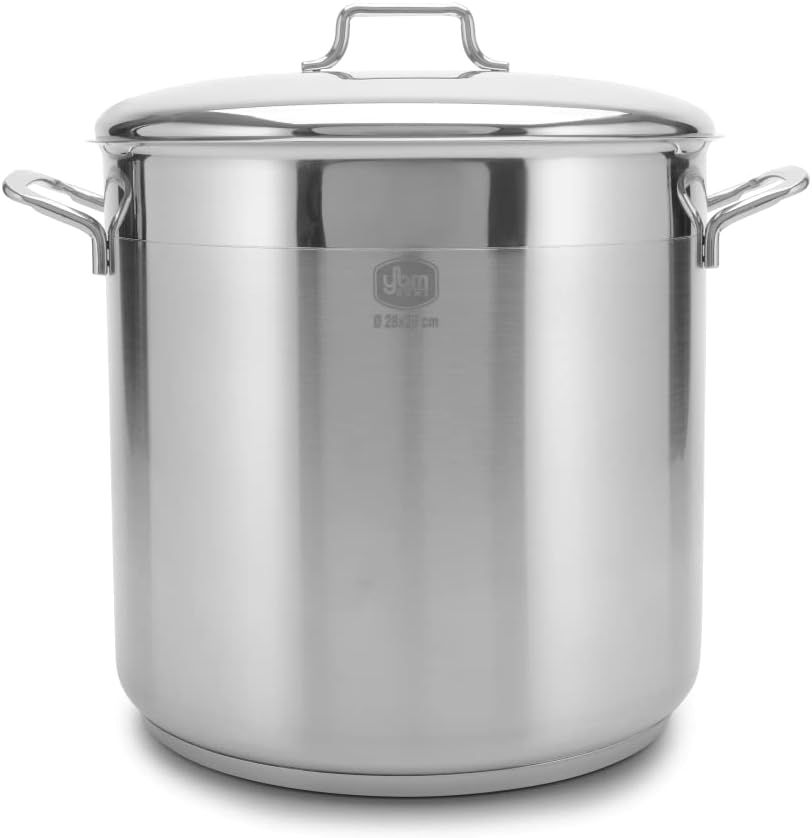 16 Quart Stainless Steel Stock Pot with Lid