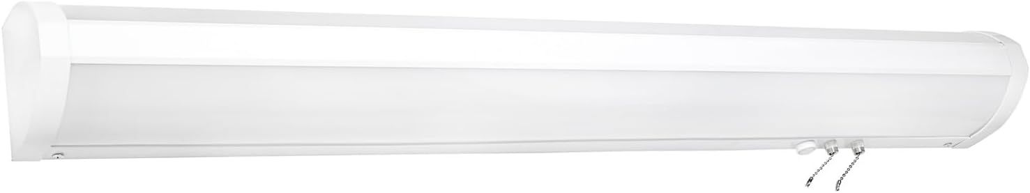 36-Inch Adjustable White LED Linear Bathroom Light Fixture