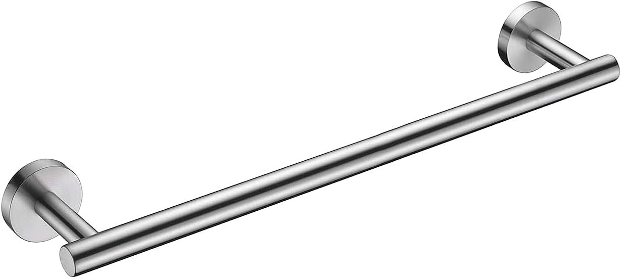 Brushed Nickel Wall Mounted Stainless Steel Towel Bar