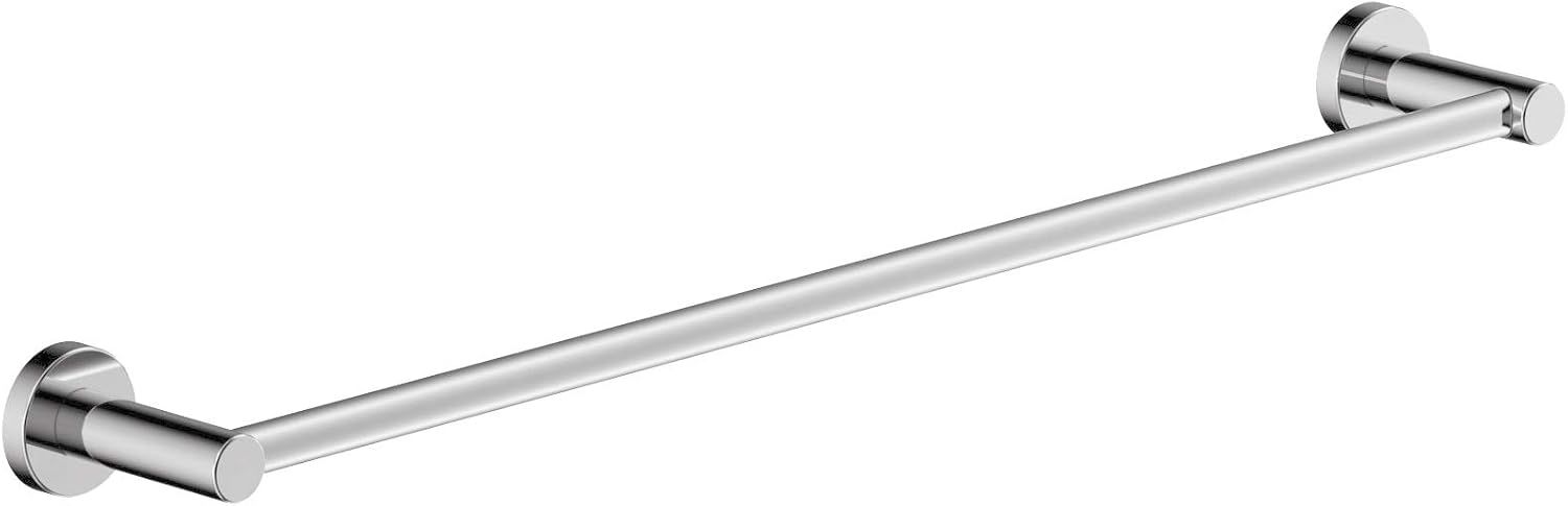 Dia 18-Inch Wall-Mounted Polished Chrome Towel Bar