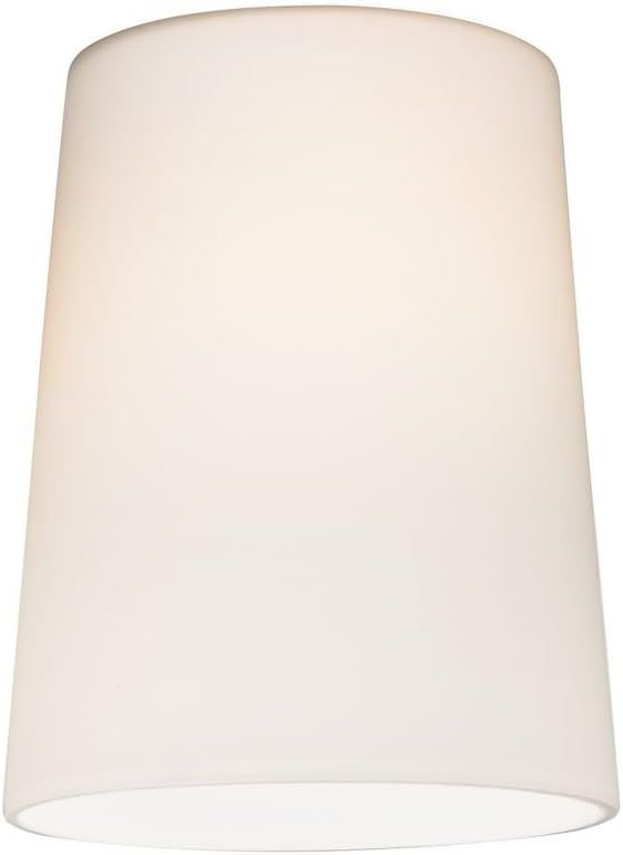 Satin White Cone Glass Wall Mount Shade