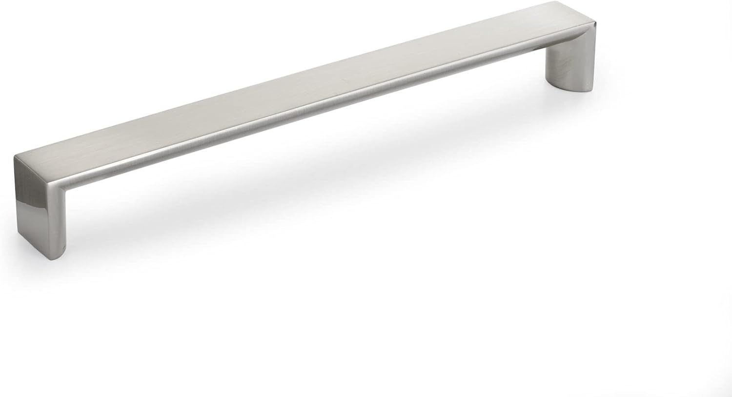 Brushed Nickel Modern Cabinet and Drawer Pull Handle