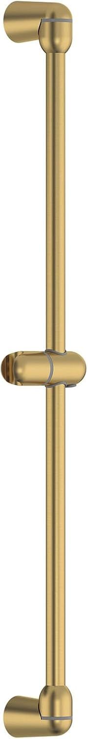 Adjustable 36-Inch Gold Stainless Steel Shower Slide Bar