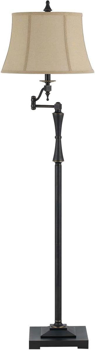 Madison Oil Rubbed Bronze Adjustable Swing Arm Floor Lamp