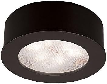 Black Bronze Glass LED Button Light for Indoor/Outdoor Use