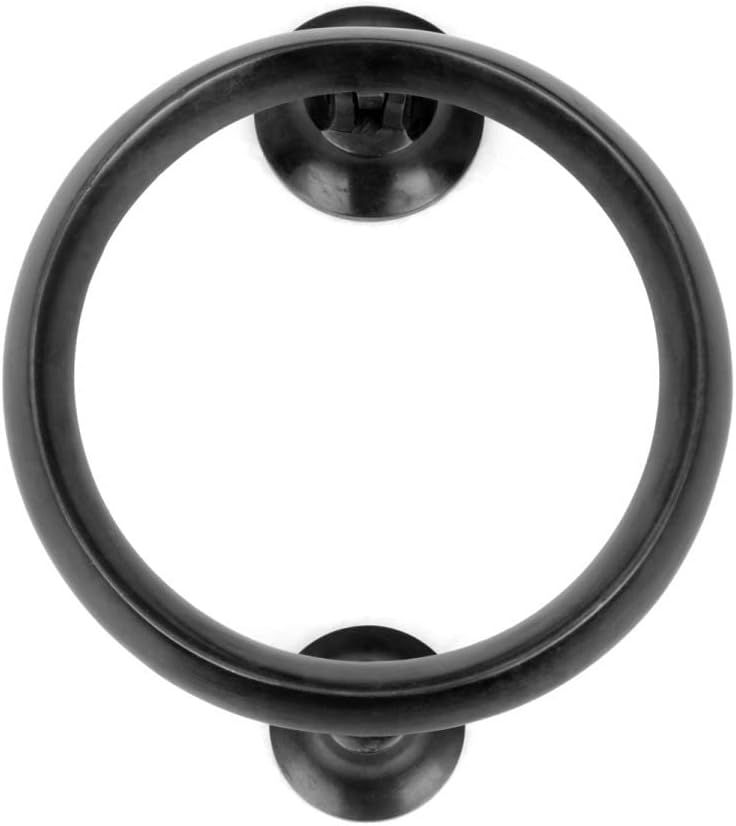 Oil Rubbed Bronze Round Beveled Brass Door Knocker