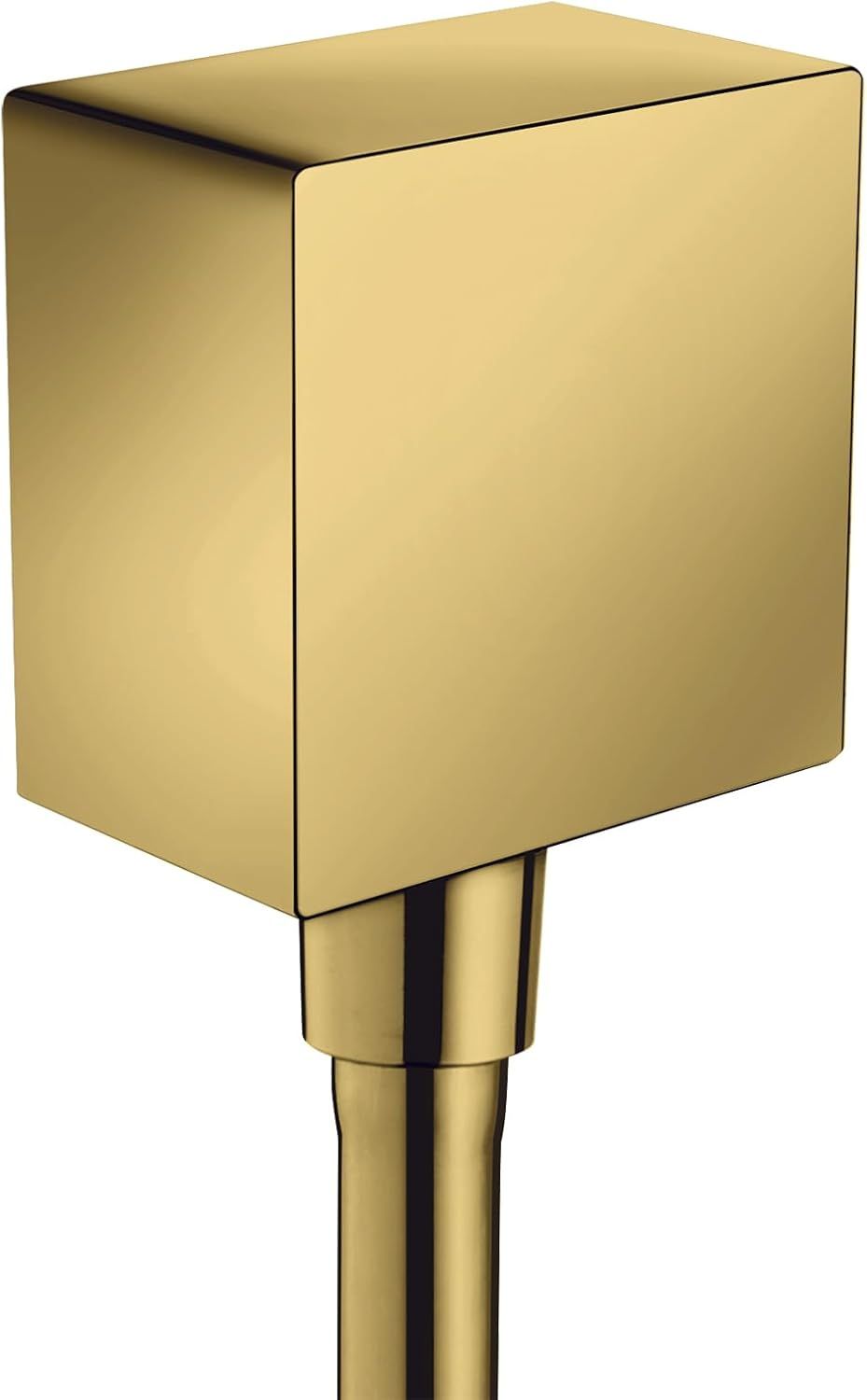 Polished Gold Modern Wall Outlet with Backflow Prevention