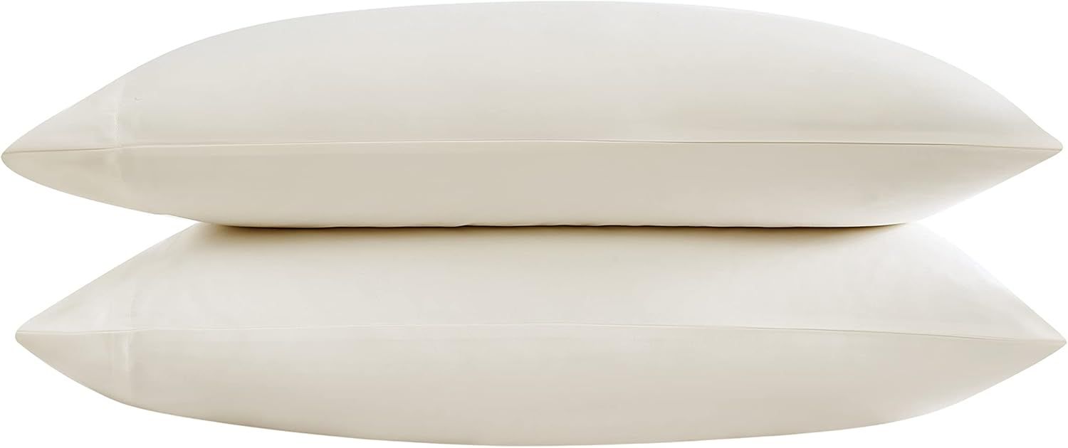 Ivory Cotton Blend Standard/Queen Pillowcase Pair