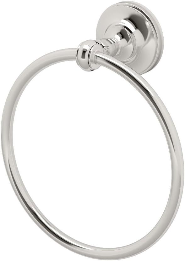 Polished Nickel Wall Mounted Round Towel Ring