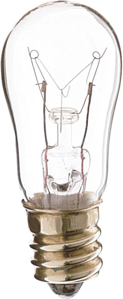 Clear 6-Watt S6 Incandescent Decorative Light Bulb