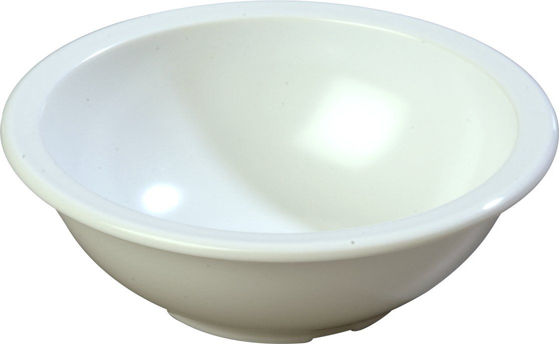 White 16-Ounce Melamine Soup and Chowder Bowl