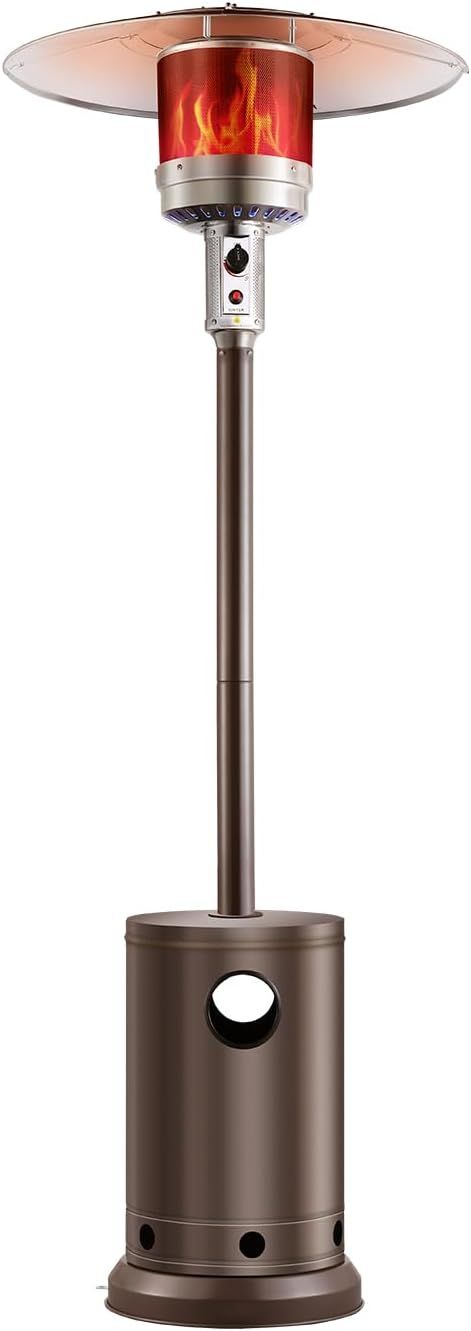 Bronze 50000 BTU Propane Patio Heater with Round Table Design