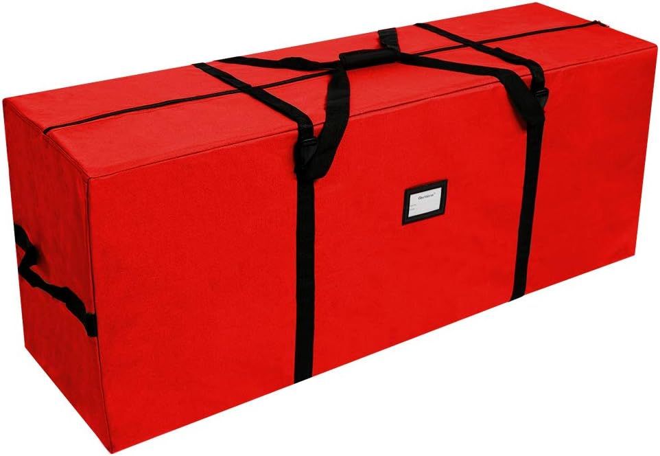 Extra Large Red Oxford Christmas Tree Storage Bag with Handles