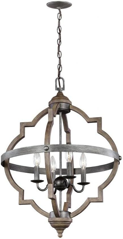 Stardust Chrome Quatrefoil 4-Light Incandescent Pendant