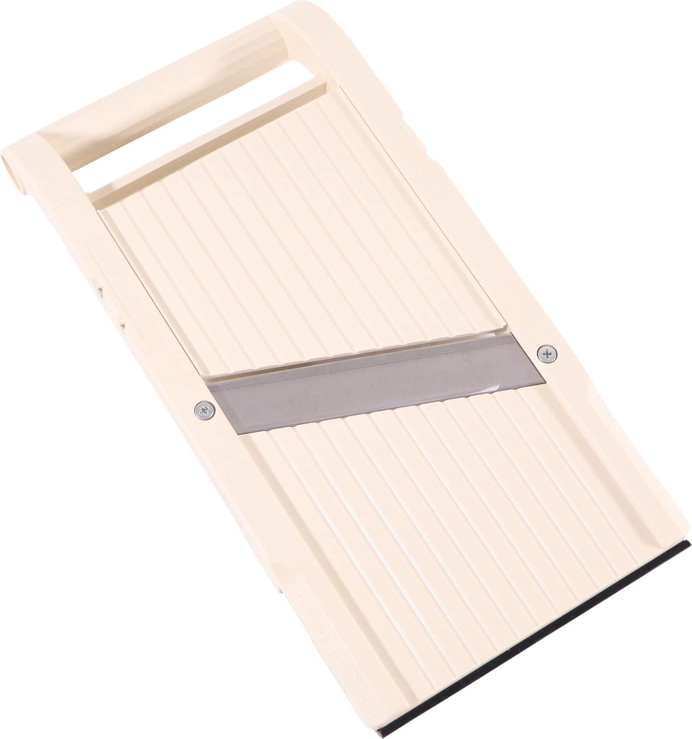 Beige Jumbo Mandoline Slicer with Stainless Steel Blade