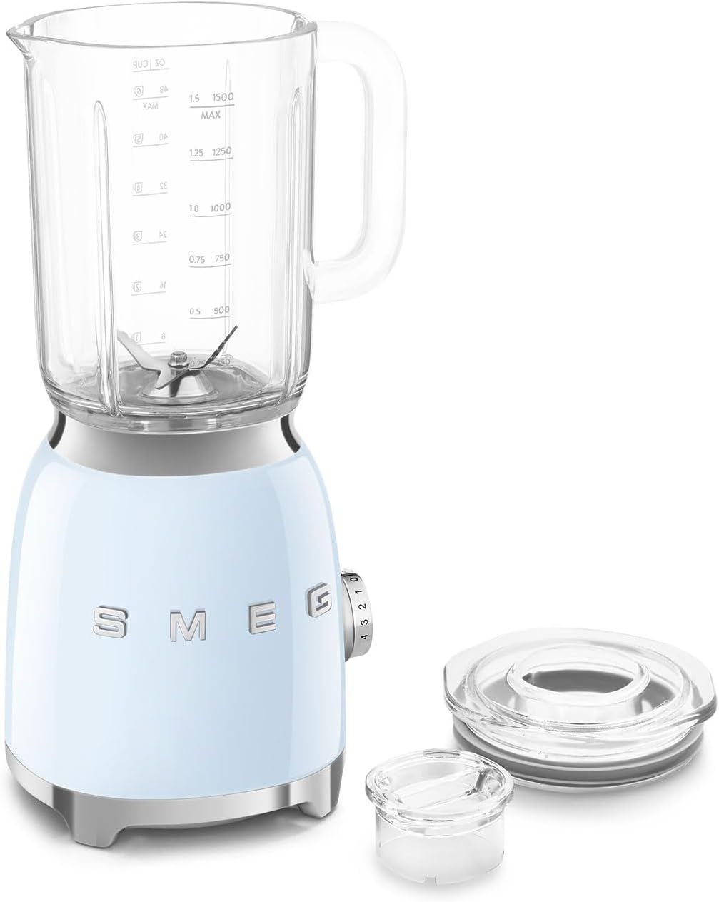 Pastel Blue Retro 6-Cup Countertop Blender with Tritan Pitcher