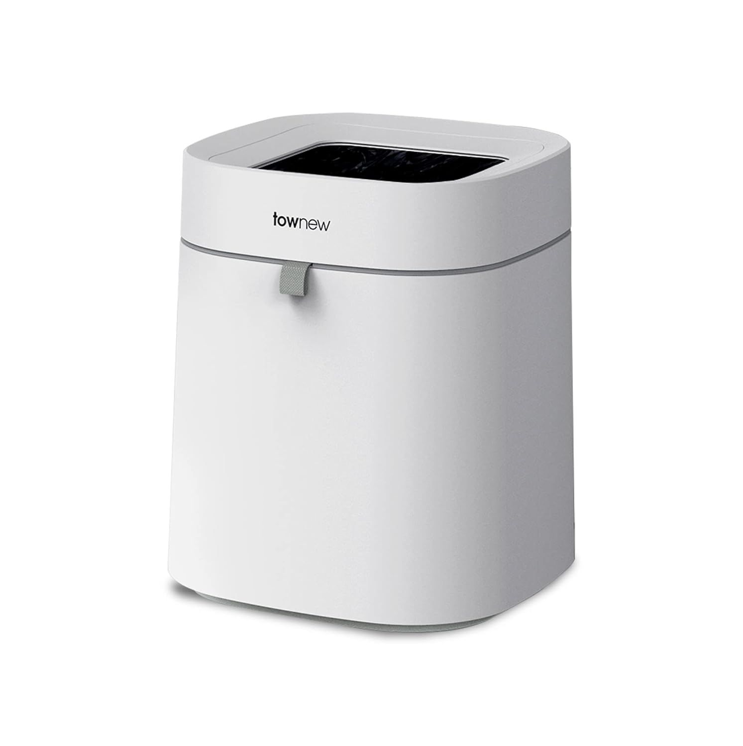 White Touchless 4.4-Gallon Self-Sealing Smart Trash Can