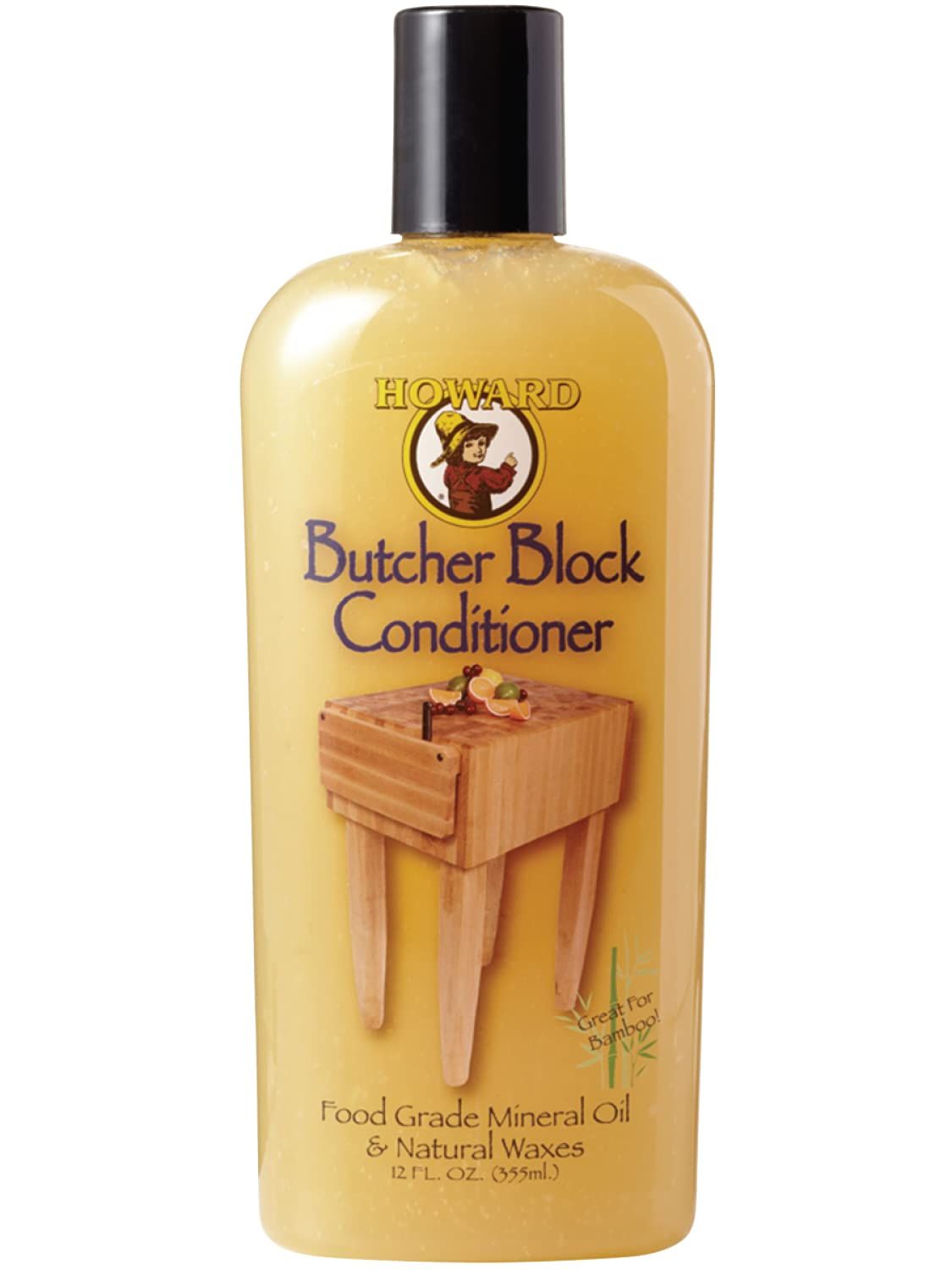 Howard 12 oz Food Grade Butcher Block Conditioner