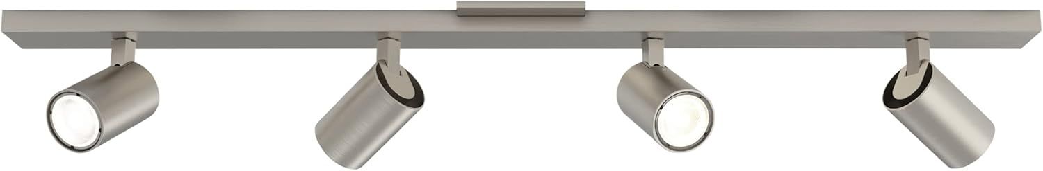 Ascoli Modern Matt Nickel 4-Light LED Ceiling Spotlight