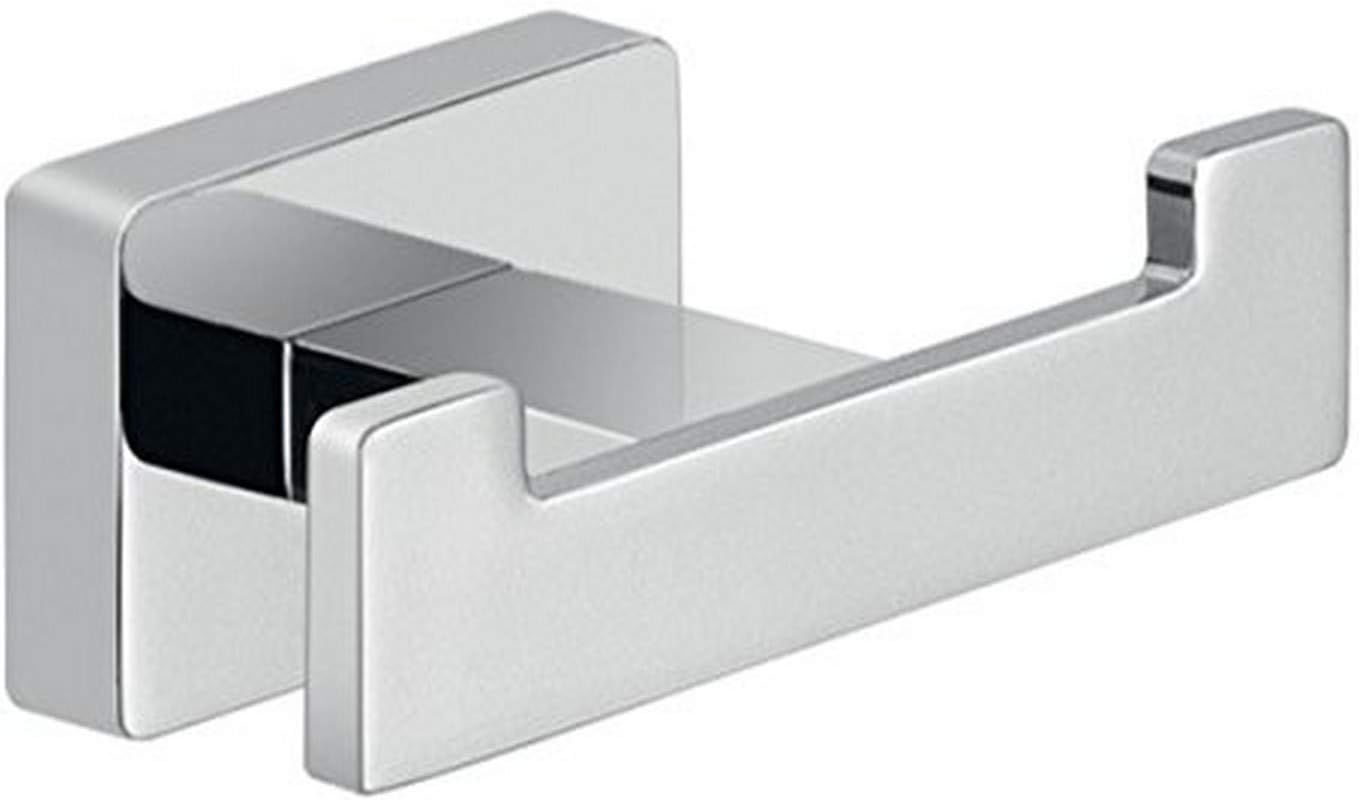 Atena Chrome Stainless Steel Wall Mounted Double Hook