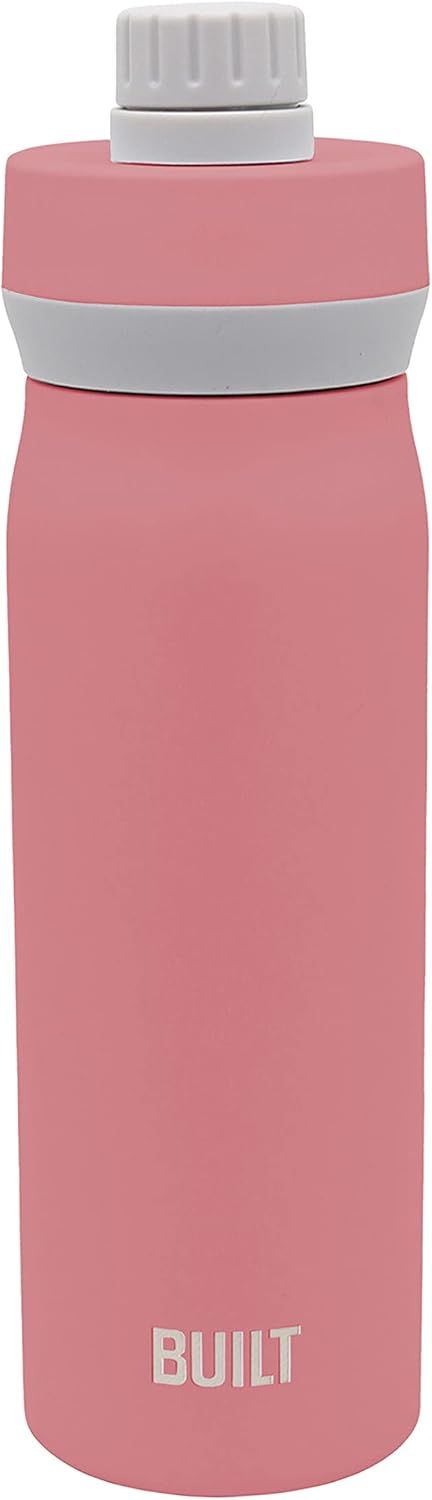 Pink Double Wall Vacuum Insulated Stainless Steel Water Bottle, 20oz
